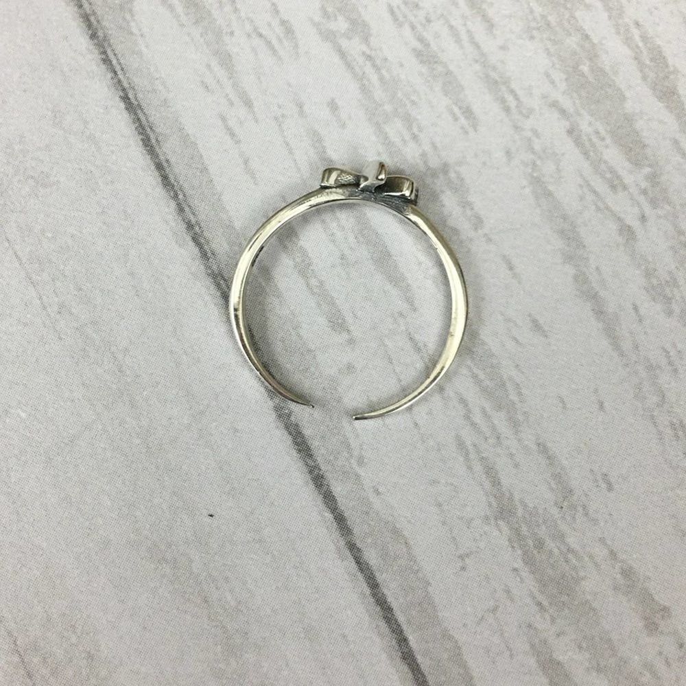 Dragonfly Sterling Silver Toe Ring Midi Ring - Picture 4 of 4